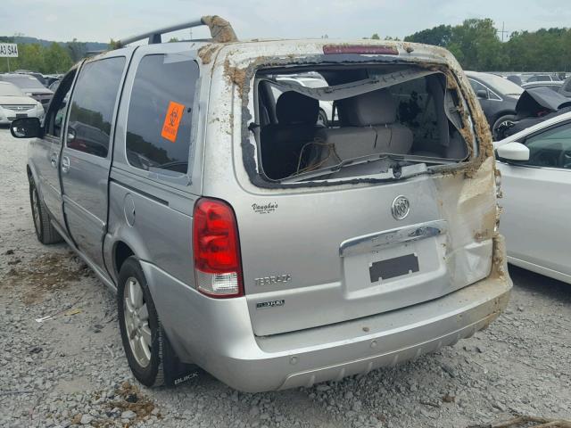 5GADV33W17D183515 - 2007 BUICK TERRAZA CX SILVER photo 3