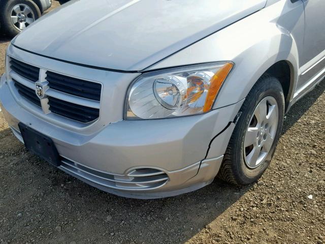 1B3HB28B87D384726 - 2007 DODGE CALIBER SILVER photo 9