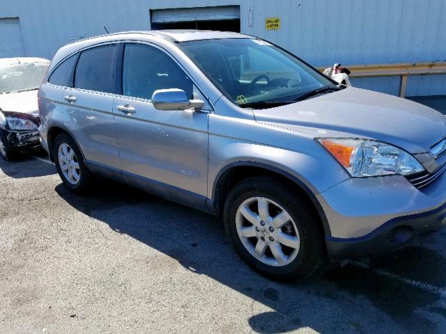 JHLRE38707C029148 - 2007 HONDA CR-V EXL SILVER photo 1