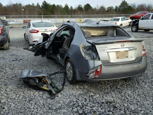 3N1AB6APXCL738640 - 2012 NISSAN SENTRA 2.0 CHARCOAL photo 3