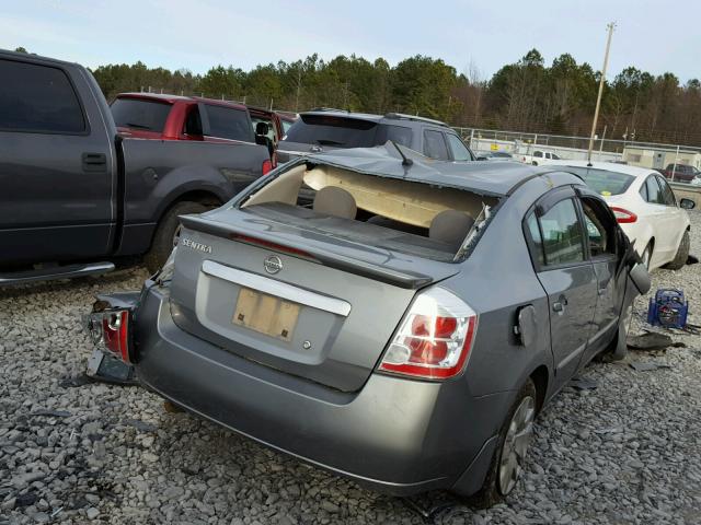 3N1AB6APXCL738640 - 2012 NISSAN SENTRA 2.0 CHARCOAL photo 4