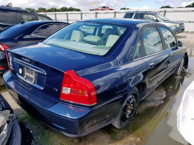 YV1TS91Z141362518 - 2004 VOLVO S80 T6 BLUE photo 4