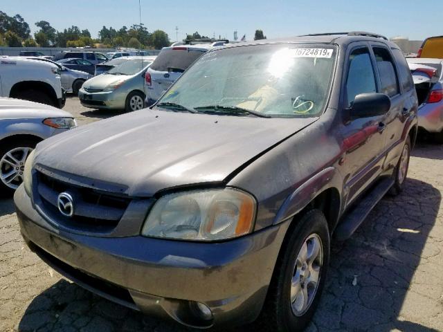 4F2YZ04153KM08045 - 2003 MAZDA TRIBUTE LX GRAY photo 2