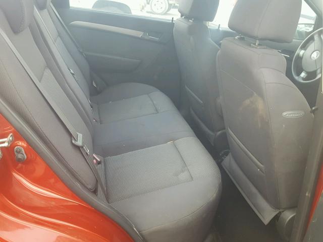 KL1TD56EX9B385982 - 2009 CHEVROLET AVEO LS BURGUNDY photo 6