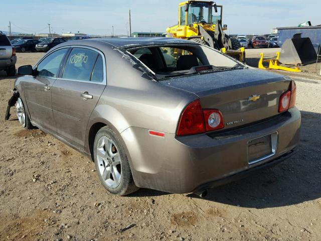 1G1ZC5EBXAF198440 - 2010 CHEVROLET MALIBU 1LT BROWN photo 3