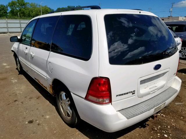 2FMZA52274BA29222 - 2004 FORD FREESTAR S WHITE photo 3