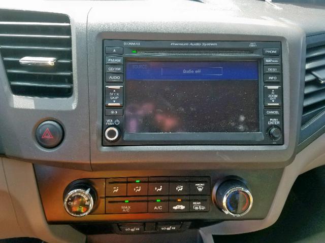 2HGFG3B1XCH539126 - 2012 HONDA CIVIC EXL 石墨色 照片 9