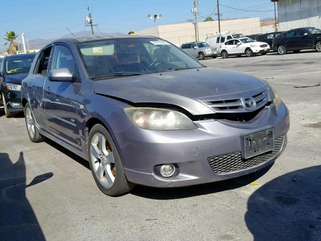 JM1BK144461451571 - 2006 MAZDA 3 HATCHBAC GRAY photo 1