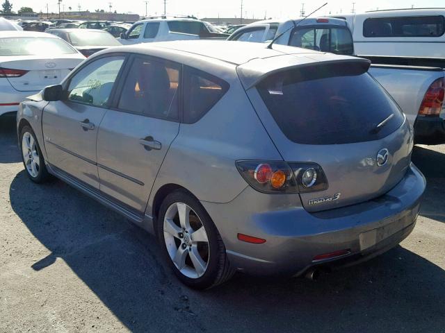 JM1BK144461451571 - 2006 MAZDA 3 HATCHBAC GRAY photo 3