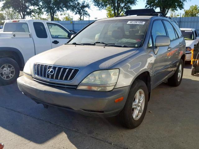 JTJHF10U430300376 - 2003 LEXUS RX 300 GRAY photo 2