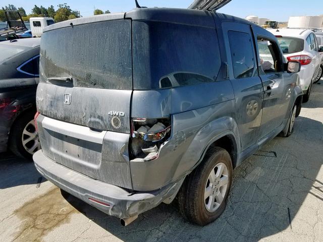 5J6YH2H75AL008064 - 2010 HONDA ELEMENT EX CHARCOAL photo 4