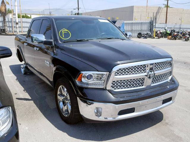 1C6RR6NT8JS154195 - 2018 RAM 1500 LARAM BLACK photo 1