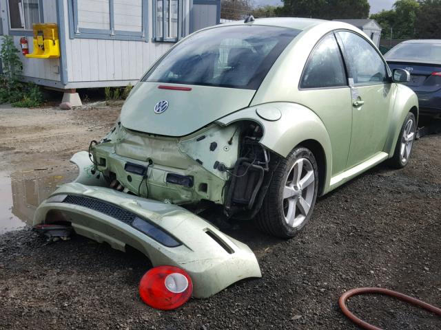 3VWSG31C76M402521 - 2006 VOLKSWAGEN NEW BEETLE GREEN photo 4