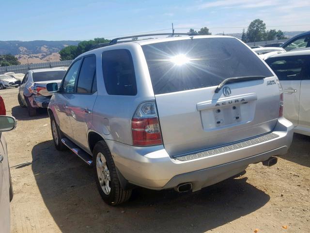 2HNYD18806H530099 - 2006 ACURA MDX TOURIN SILVER photo 3