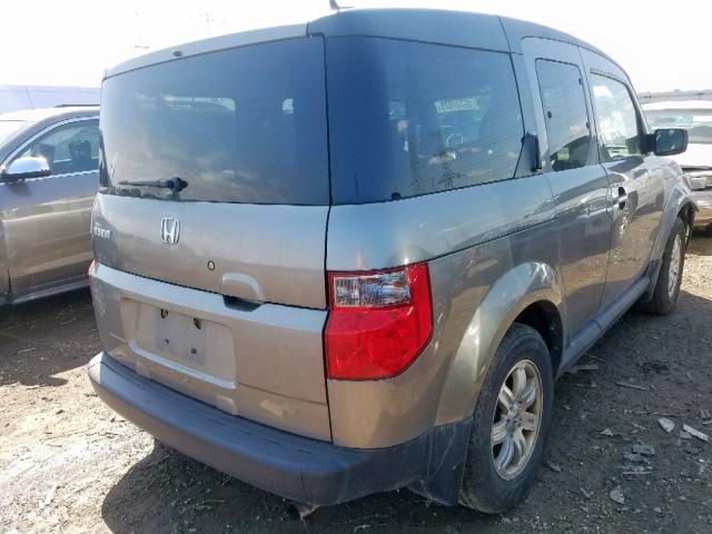 5J6YH28717L015280 - 2007 HONDA ELEMENT EX GRAY photo 4