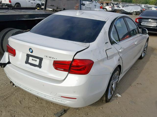 WBA8E1C53JA756352 - 2018 BMW 330E WHITE photo 4