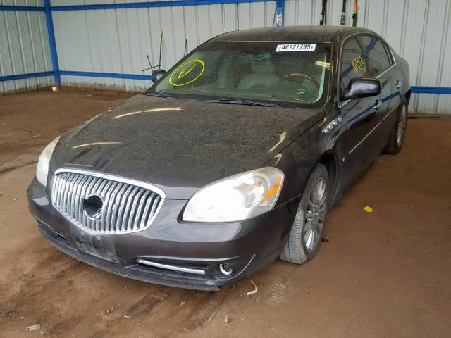 1G4HF57948U194342 - 2008 BUICK LUCERNE SU BLACK photo 2