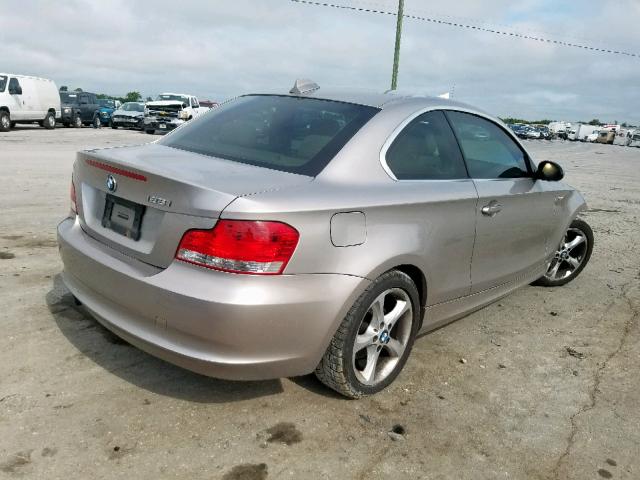 WBAUP735X9VK75028 - 2009 BMW 128 I SILVER photo 4