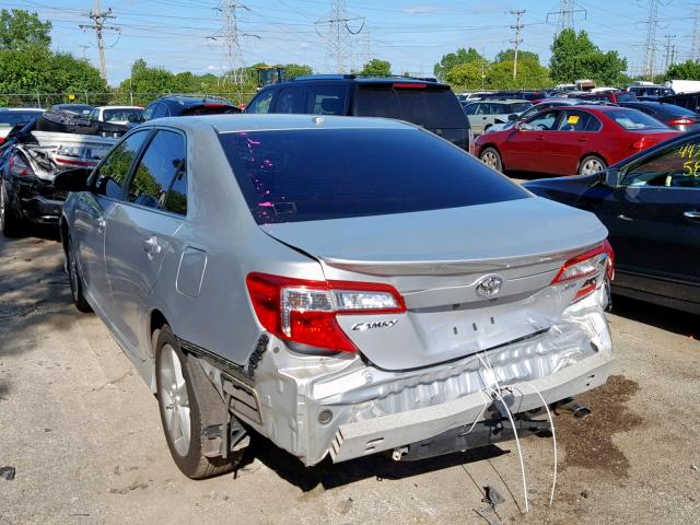4T1BF1FK1CU507536 - 2012 TOYOTA CAMRY BASE SILVER photo 3