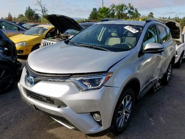 JTMRJREV5GD029610 - 2016 TOYOTA RAV4 HV XL SILVER photo 2