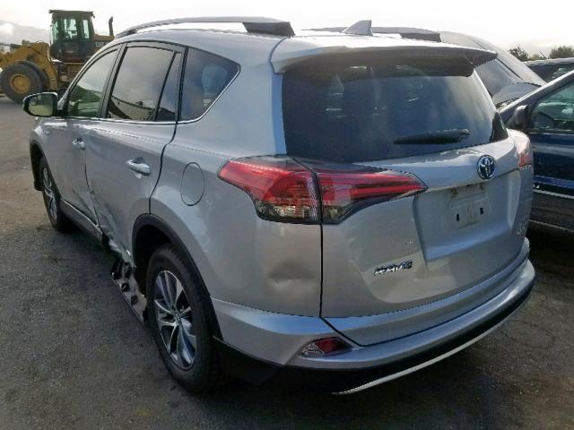 JTMRJREV5GD029610 - 2016 TOYOTA RAV4 HV XL SILVER photo 3