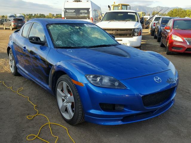 JM1FE173340132659 - 2004 MAZDA RX8 BLUE photo 1