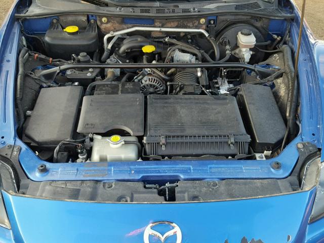 JM1FE173340132659 - 2004 MAZDA RX8 BLUE photo 7