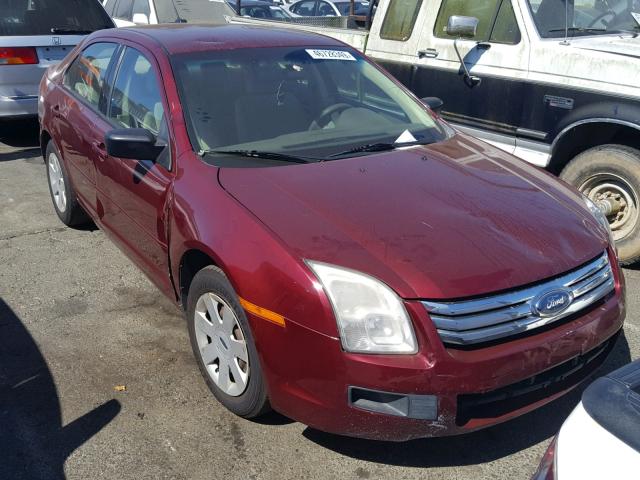 3FAHP06Z27R157887 - 2007 FORD FUSION S RED photo 1