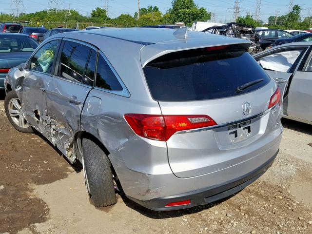 5J8TB4H51FL006252 - 2015 ACURA RDX TECHNO GRAY photo 3