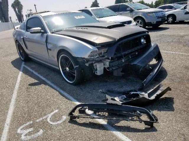 1ZVBP8CF4D5267733 - 2013 FORD MUSTANG GT SILVER photo 1