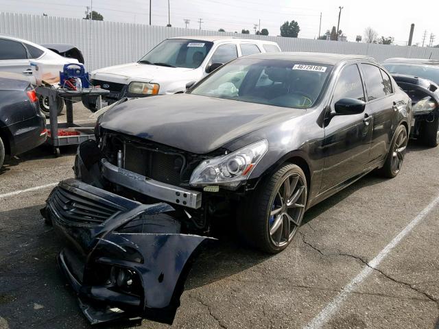 JN1CV6AP0CM933314 - 2012 INFINITI G37 BASE BLACK photo 2