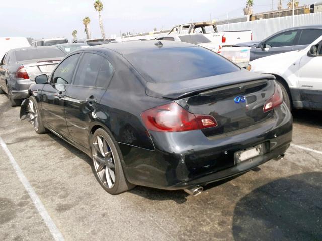 JN1CV6AP0CM933314 - 2012 INFINITI G37 BASE BLACK photo 3