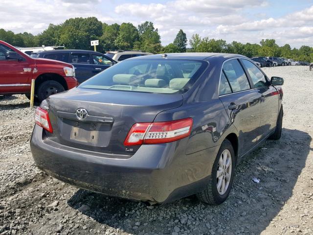 4T1BF3EK8BU777553 - 2011 TOYOTA CAMRY BASE GRAY photo 4