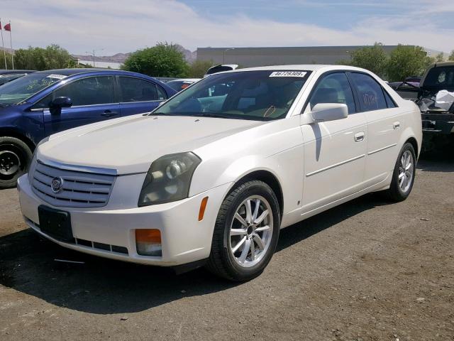 1G6DP577X60163649 - 2006 CADILLAC CTS HI FEA WHITE photo 2