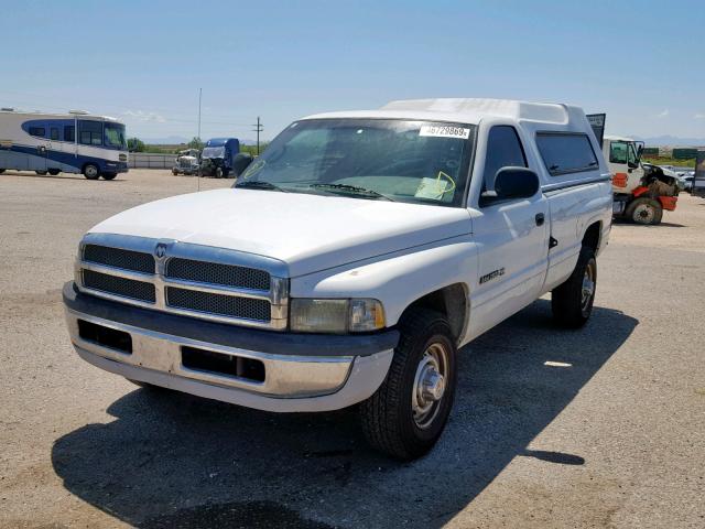 3B7KC26Z52M212264 - 2002 DODGE RAM 2500 WHITE photo 2