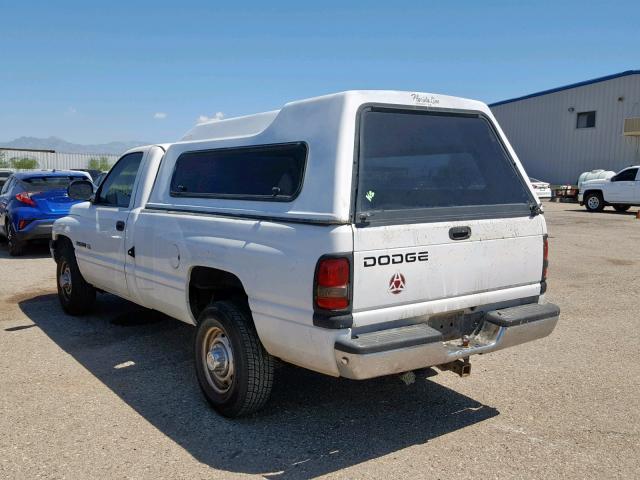 3B7KC26Z52M212264 - 2002 DODGE RAM 2500 WHITE photo 3