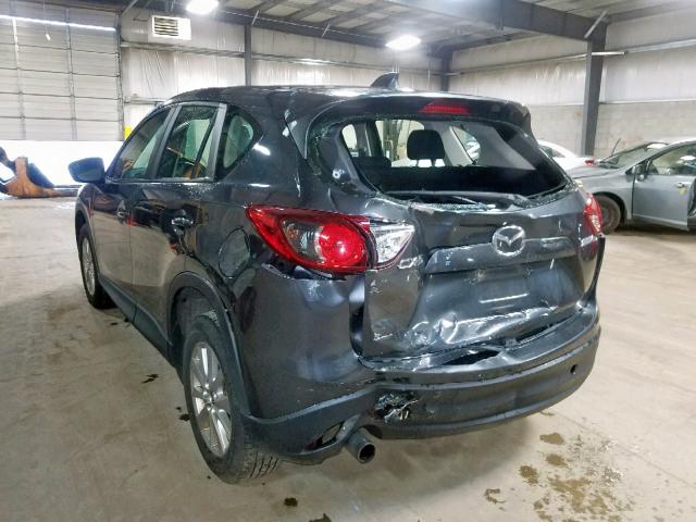 JM3KE2BE3F0445217 - 2015 MAZDA CX-5 SPORT GRAY photo 3