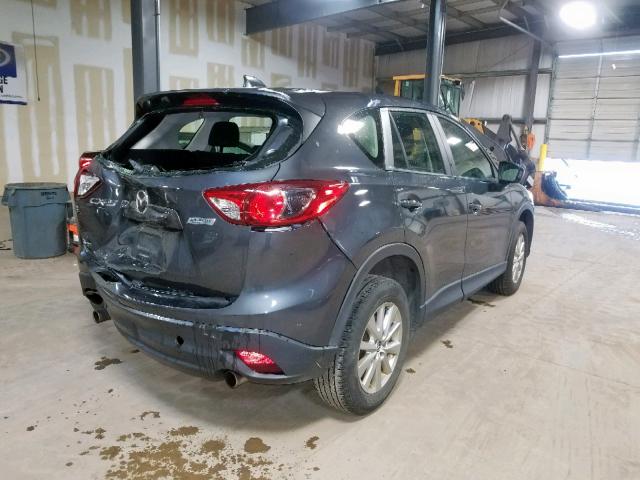 JM3KE2BE3F0445217 - 2015 MAZDA CX-5 SPORT GRAY photo 4