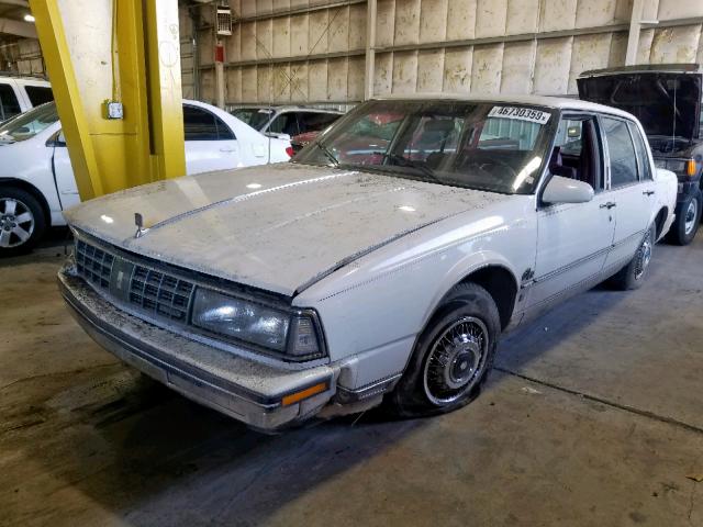 1G3CW51C2J4344568 - 1988 OLDSMOBILE 98 REGENCY SILVER photo 2