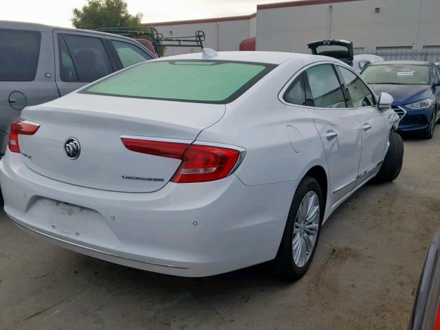 1G4ZP5SZ4JU123544 - 2018 BUICK LACROSSE E WHITE photo 4