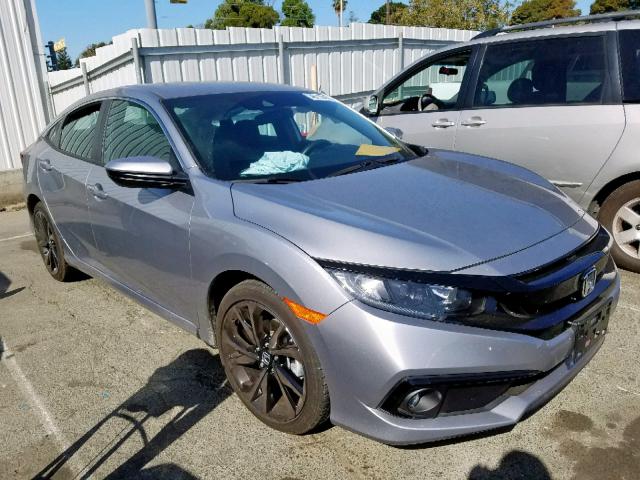 2HGFC2F86KH566027 - 2019 HONDA CIVIC SPOR GRAY photo 1