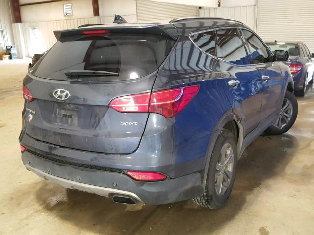 5XYZU3LB5DG092166 - 2013 HYUNDAI SANTA FE S BLUE photo 4