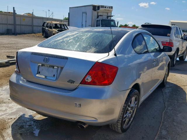JTKDE167970197427 - 2007 TOYOTA SCION TC ნაცრისფერი ფოტო 4