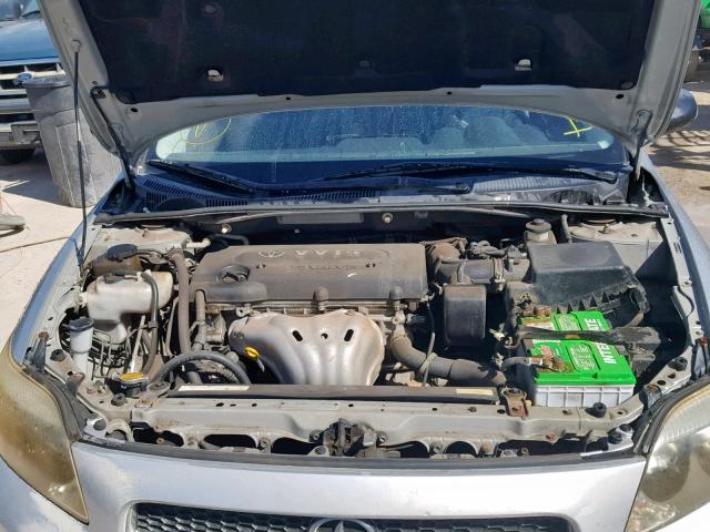 JTKDE167970197427 - 2007 TOYOTA SCION TC ნაცრისფერი ფოტო 7