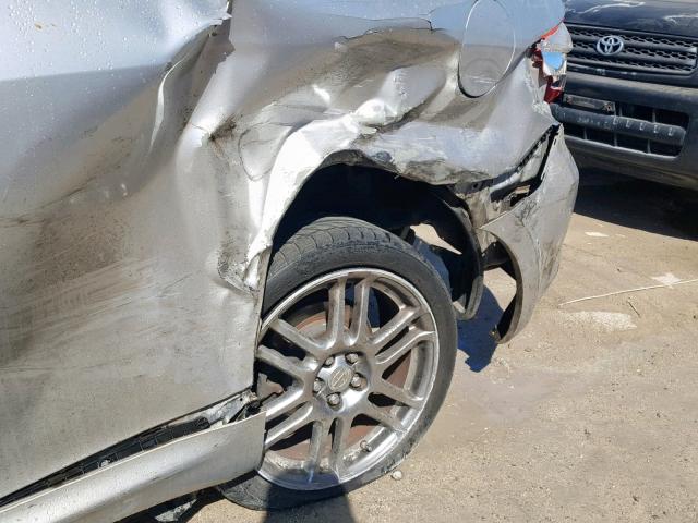 JTKDE167970197427 - 2007 TOYOTA SCION TC ნაცრისფერი ფოტო 9