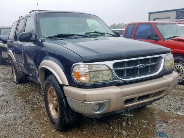 1FMZU74E7YUB74884 - 2000 FORD EXPLORER E BLUE photo 1