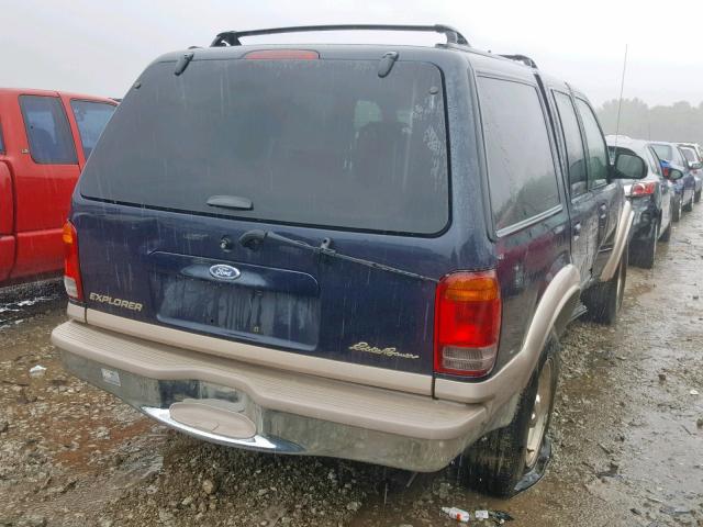 1FMZU74E7YUB74884 - 2000 FORD EXPLORER E BLUE photo 4