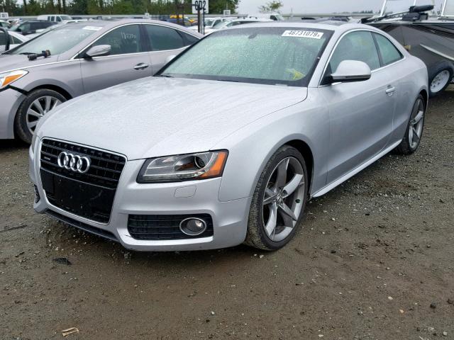 WAUDK78T98A025341 - 2008 AUDI A5 QUATTRO SILVER photo 2