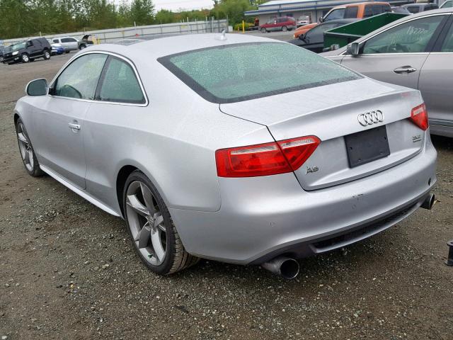 WAUDK78T98A025341 - 2008 AUDI A5 QUATTRO SILVER photo 3