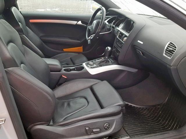 WAUDK78T98A025341 - 2008 AUDI A5 QUATTRO SILVER photo 5